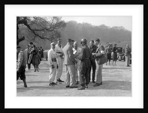 Motor racing meeting at Donington Park, Leicestershire, late 1930s by Bill Brunell