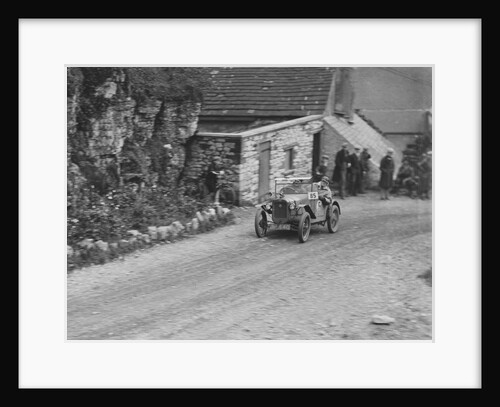 Austin 7 of GHR Chaplin competing in the MCC Sporting Trial, Litton Slack, Derbyshire, 1930 by Bill Brunell