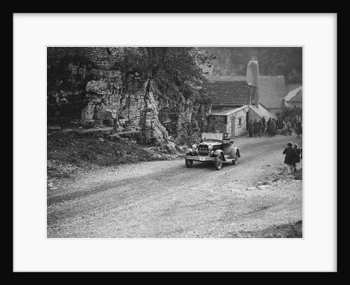Ford Model A of FH Grain competing in the MCC Sporting Trial, Litton Slack, Derbyshire, 1930 by Bill Brunell