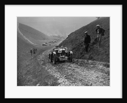 MG M Le Mans of CHD Berton competing in the MCC Sporting Trial, Litton Slack, Derbyshire, 1930 by Bill Brunell