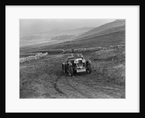 MG M Le Mans of CHD Berton competing in the MCC Sporting Trial, 1930 by Bill Brunell
