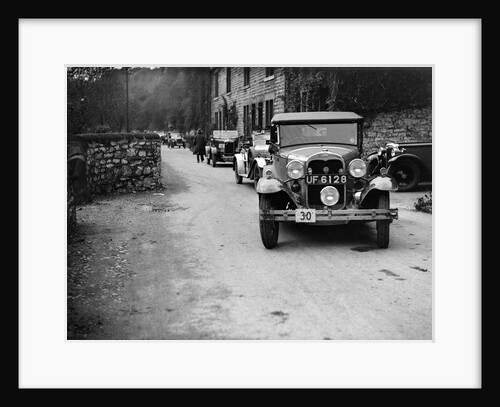 Ford Model A of EAL Midgely and Morris Cowley at the MCC Sporting Trial, 1930 by Bill Brunell