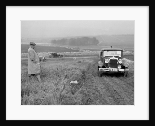 Ford Model A saloon of JW Austin competing in the MCC Sporting Trial, 1930 by Bill Brunell