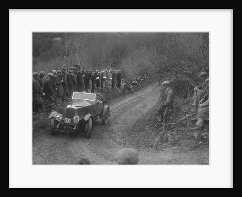 Vauxhall 30/98 of E Long competing in the MCC Lands End Trial, 1935 by Bill Brunell