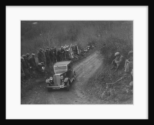 Standard saloon of HF Deane competing in the MCC Lands End Trial, 1935 by Bill Brunell