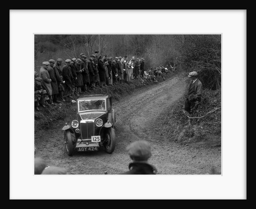 MG Magna of ASR Payne competing in the MCC Lands End Trial, 1935 by Bill Brunell