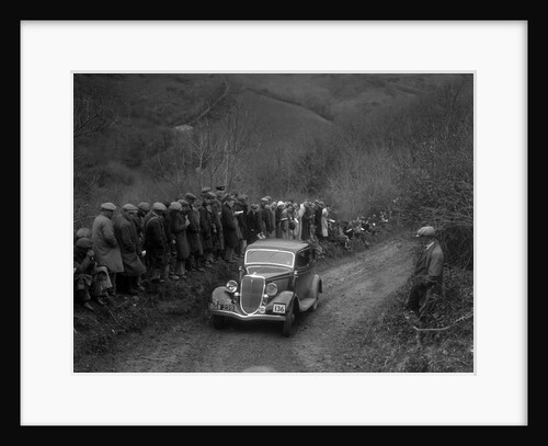 Ford V8 of RG Percival competing in the MCC Lands End Trial, 1935 by Bill Brunell