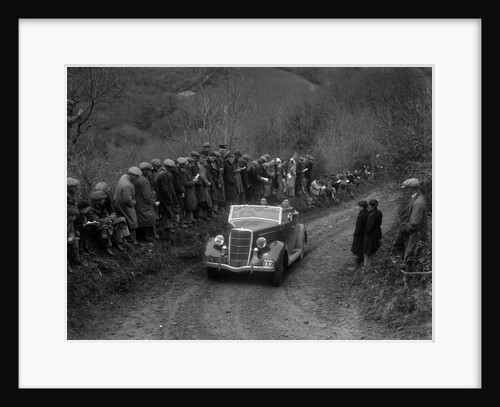 Ford V8 of CAH Cann competing in the MCC Lands End Trial, 1935 by Bill Brunell