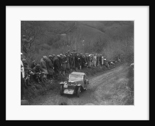 MG J2 of GN Mansell competing in the MCC Lands End Trial, 1935 by Bill Brunell