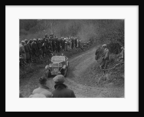 Singer of JN Trye competing in the MCC Lands End Trial, 1935 by Bill Brunell
