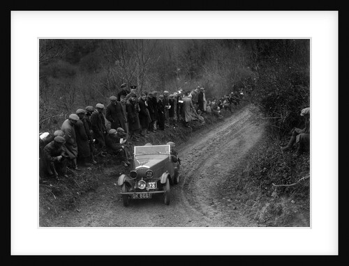 Wolseley Hornet of WR Hancock competing in the MCC Lands End Trial, 1935 by Bill Brunell