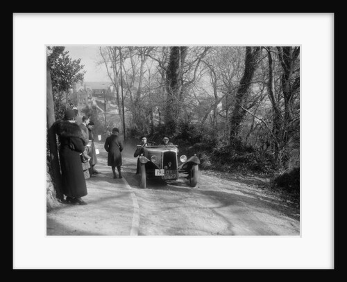 BSA 3-wheeler of BRS Leake competing in the MCC Lands End Trial, 1936 by Bill Brunell