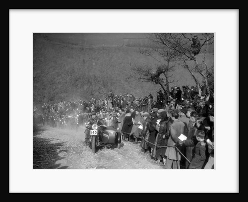 748 cc BSA and sidecar of HJ Finden at the MCC Lands End Trial, Beggars Roost, Devon, 1936 by Bill Brunell