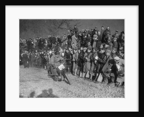172 cc SOS of RWH Hole competing in the MCC Lands End Trial, Beggars Roost, Devon, 1936 by Bill Brunell