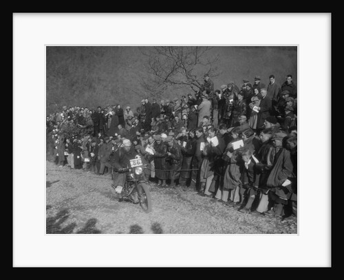499 cc Vincent-HRD of W Clarke competing in the MCC Lands End Trial, Beggars Roost, Devon, 1936 by Bill Brunell