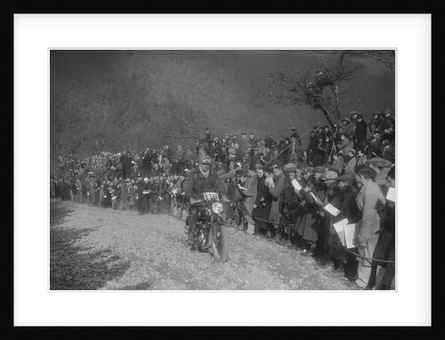 249 cc SOS Flat Top of RD Plunknett at the MCC Lands End Trial, Beggars Roost, Devon, 1936 by Bill Brunell