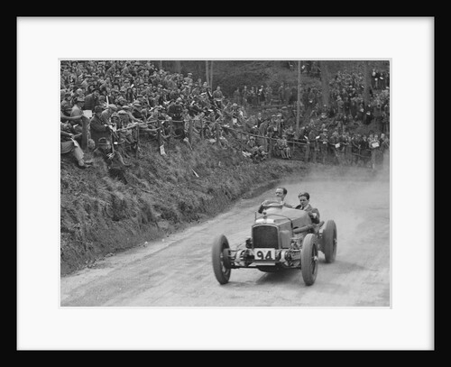 Vauxhall 30/98 competing in the Shelsley Walsh Amateur Hillclimb, Worcestershire, 1929 by Bill Brunell