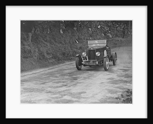 Lea-Francis Hyper competing in the Shelsley Walsh Amateur Hillclimb, Worcestershire, 1929 by Bill Brunell