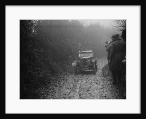 Austin 7 of HC Jacobs competing in the MCC Exeter Trial, Meerhay, Dorset, 1930 by Bill Brunell