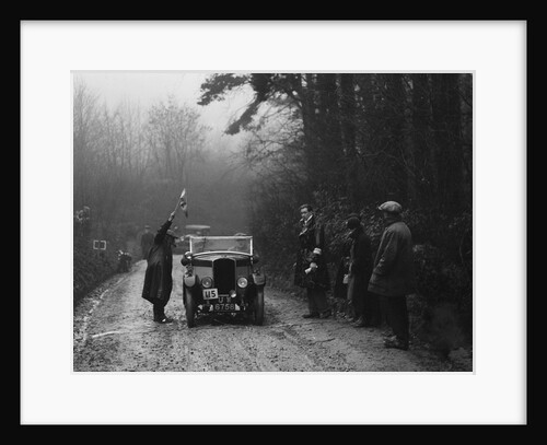 Triumph of J Wallis competing in the MCC Exeter Trial, 1930 by Bill Brunell