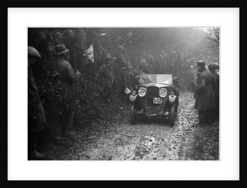 Triumph of BA Roy competing in the MCC Exeter Trial, 1930 by Bill Brunell