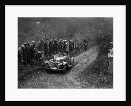 Talbot 105 of HA Nash competing in the MCC Lands End Trial, 1935 by Bill Brunell