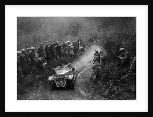 Riley Lynx open 4-seater of VNG Seeney competing in the MCC Lands End Trial, 1935 by Bill Brunell