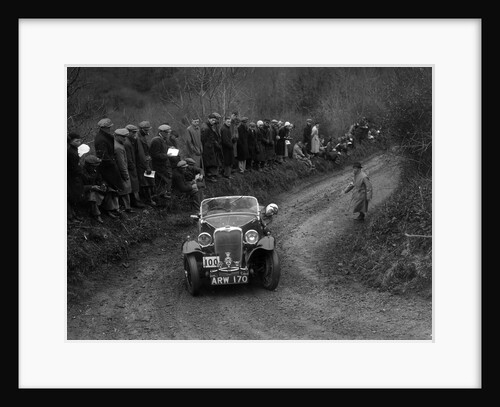 Singer Le Mans of J Eason-Gibson competing in the MCC Lands End Trial, 1935 by Bill Brunell