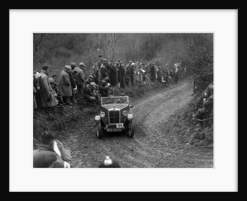 Morris Minor open 2-seater of HH Porter-Hargreaves competing in the MCC Lands End Trial, 1935 by Bill Brunell