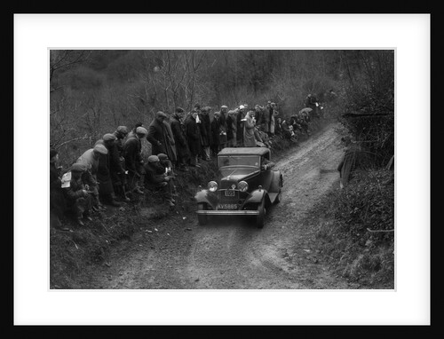 Ford V8 of DJC Palmer competing in the MCC Lands End Trial, 1935 by Bill Brunell