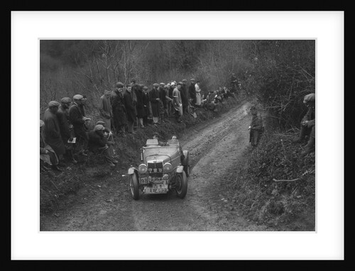 MG NA Magnette of N Lloyd competing in the MCC Lands End Trial, 1935 by Bill Brunell