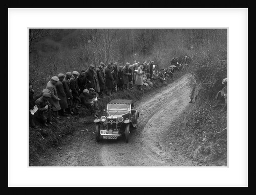 MG Special of HG Symmons competing in the MCC Lands End Trial, 1935 by Bill Brunell