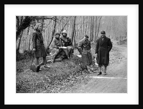 Kitty Brunell at the Sunbeam Motor Car Club Bognor Trial, 1929 by Bill Brunell