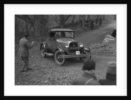 Ford Model A 2-seater of AJ Midgely competing in the Sunbeam Motor Car Club Bognor Trial, 1929 by Bill Brunell