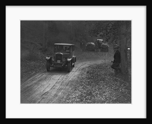 Hillman 11 saloon competing in the Sunbeam Motor Car Club Bognor Trial, 1929 by Bill Brunell