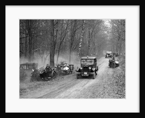 Riley Monaco of CD Allen competing in the Sunbeam Motor Car Club Bognor Trial, 1929 by Bill Brunell