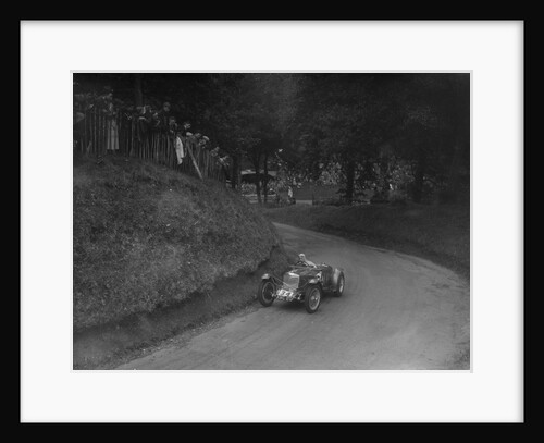 Riley TT Sprite competing in the Shelsley Walsh Hillclimb, Worcestershire, 1935 by Bill Brunell