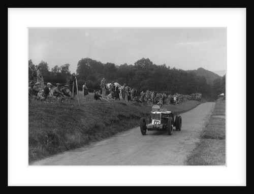 MG competing in the Shelsley Walsh Hillclimb, Worcestershire, 1935 by Bill Brunell