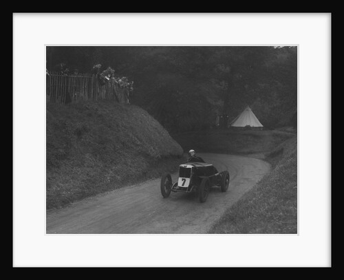MG C type of Barbara Skinner competing in the Shelsley Walsh Hillclimb, Worcestershire, 1935 by Bill Brunell