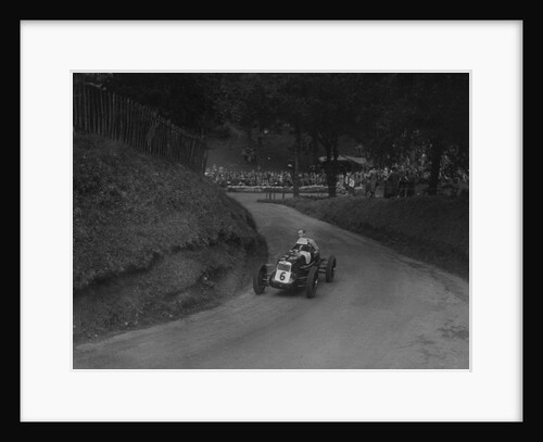 MG R type of Ian Connell competing in the Shelsley Walsh Hillclimb, Worcestershire, 1935 by Bill Brunell
