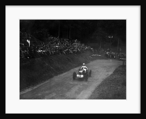 Single-seater MG R type competing in the Shelsley Walsh Hillclimb, Worcestershire, 1935 by Bill Brunell