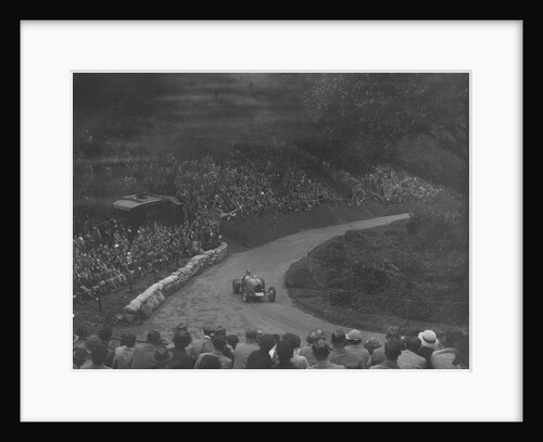 Bugatti Type 35 competing in the Shelsley Walsh Hillclimb, Worcestershire, 1935 by Bill Brunell