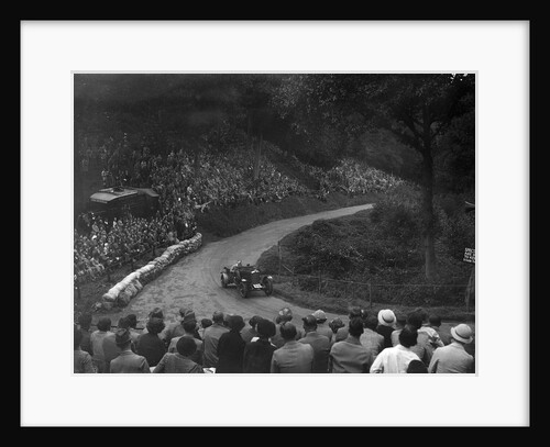 Alvis competing in the Shelsley Walsh Hillclimb, Worcestershire, 1935 by Bill Brunell