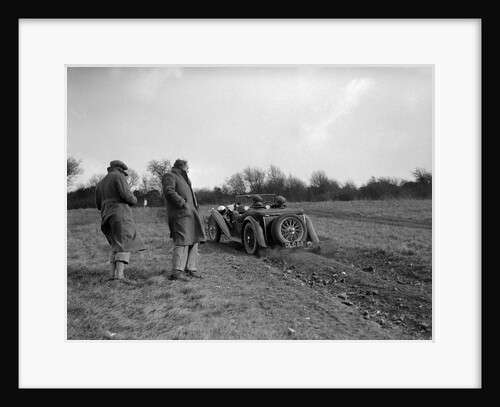 MG TA competing in the London Motor Club Coventry Cup Trial, Knatts Hill, Kent, 1938 by Bill Brunell