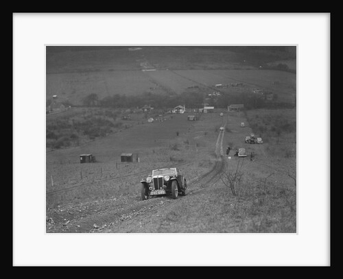 MG TA competing in the London Motor Club Coventry Cup Trial, Knatts Hill, Kent, 1938 by Bill Brunell