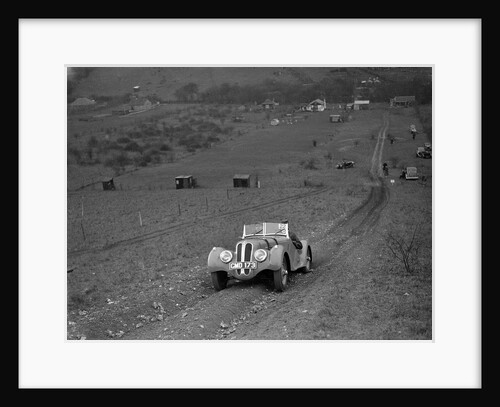 Frazer-Nash BMW 328 of H Wood at the London Motor Club Coventry Cup Trial, Knatts Hill, Kent, 1938 by Bill Brunell