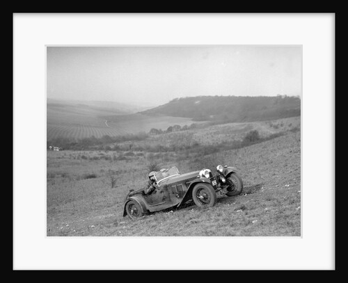 HRG competing in the London Motor Club Coventry Cup Trial, Knatts Hill, Kent, 1938 by Bill Brunell