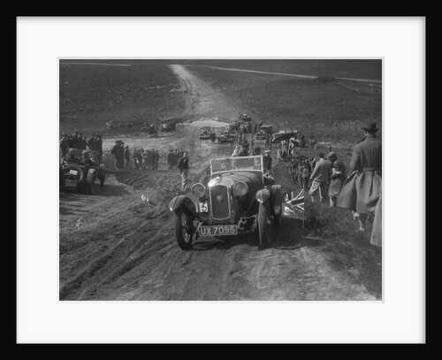 1930 Salmson competing in a motoring trial, Bagshot Heath, Surrey, 1930s by Anonymous