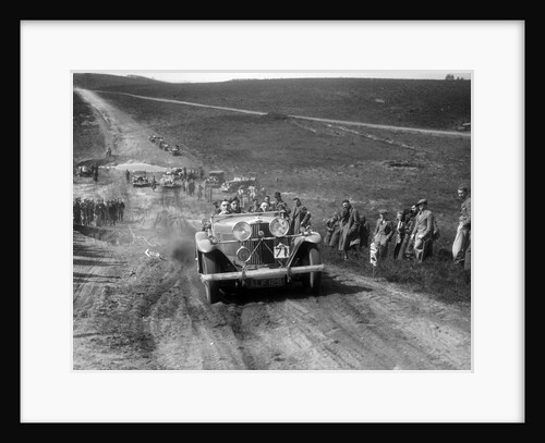 Talbot 105 competing in a motoring trial, Bagshot Heath, Surrey, 1930s by Bill Brunell