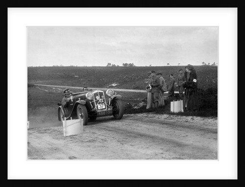 1933 Wolseley Hornet Special competing in a motoring trial, Bagshot Heath, Surrey, 1930s by Bill Brunell